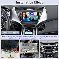 Vista 2 de SIXWIN 1G+32G Radio de Estéreo de Coche Android para Hyundai Elantra 2011 2012 2013 con Apple Carplay Inalámbrico Android Auto Bluetooth pantalla