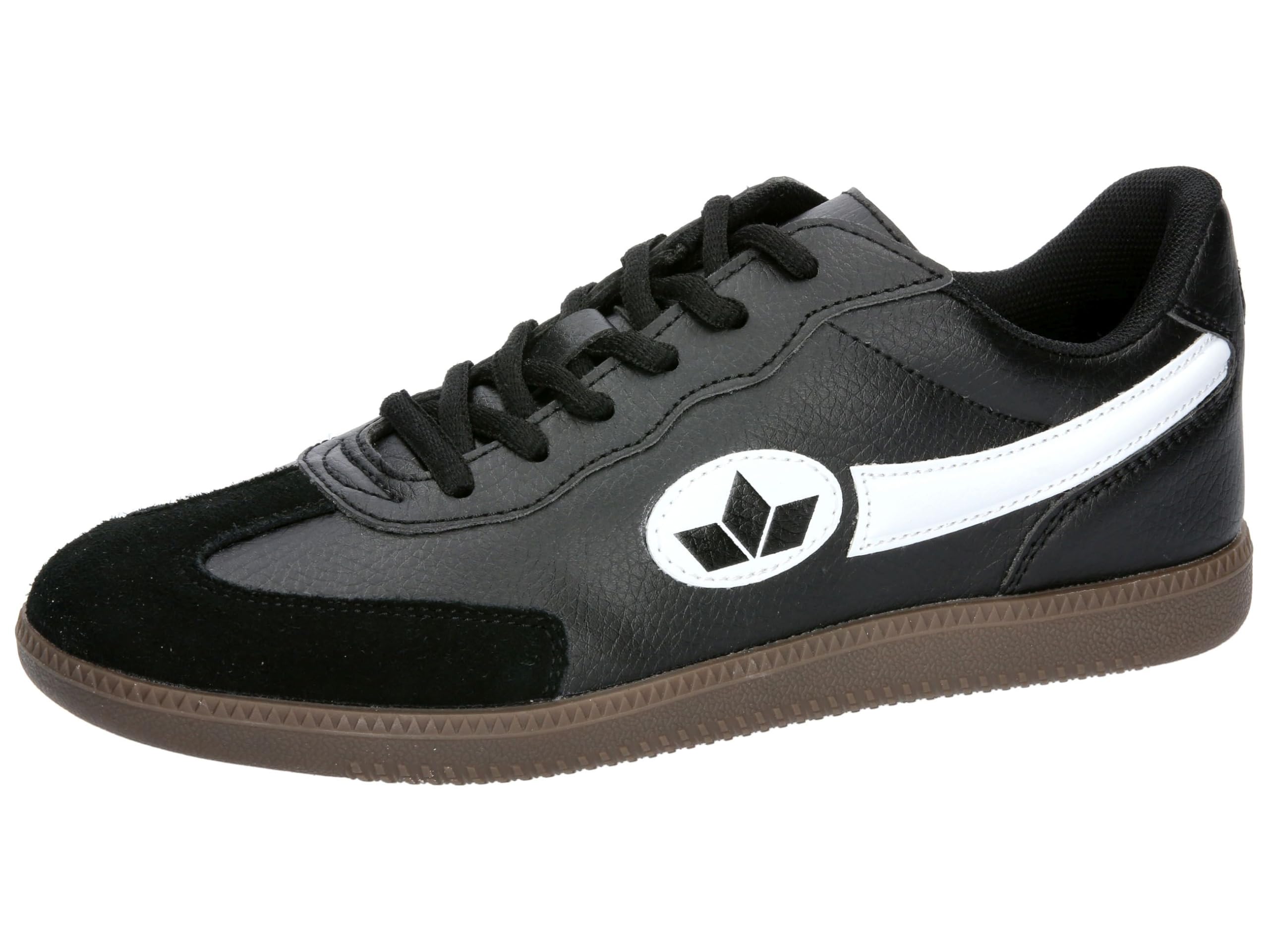 Lico Men's Shuttle Trainers, Black/White, 46 EU, Black White, 12 UK