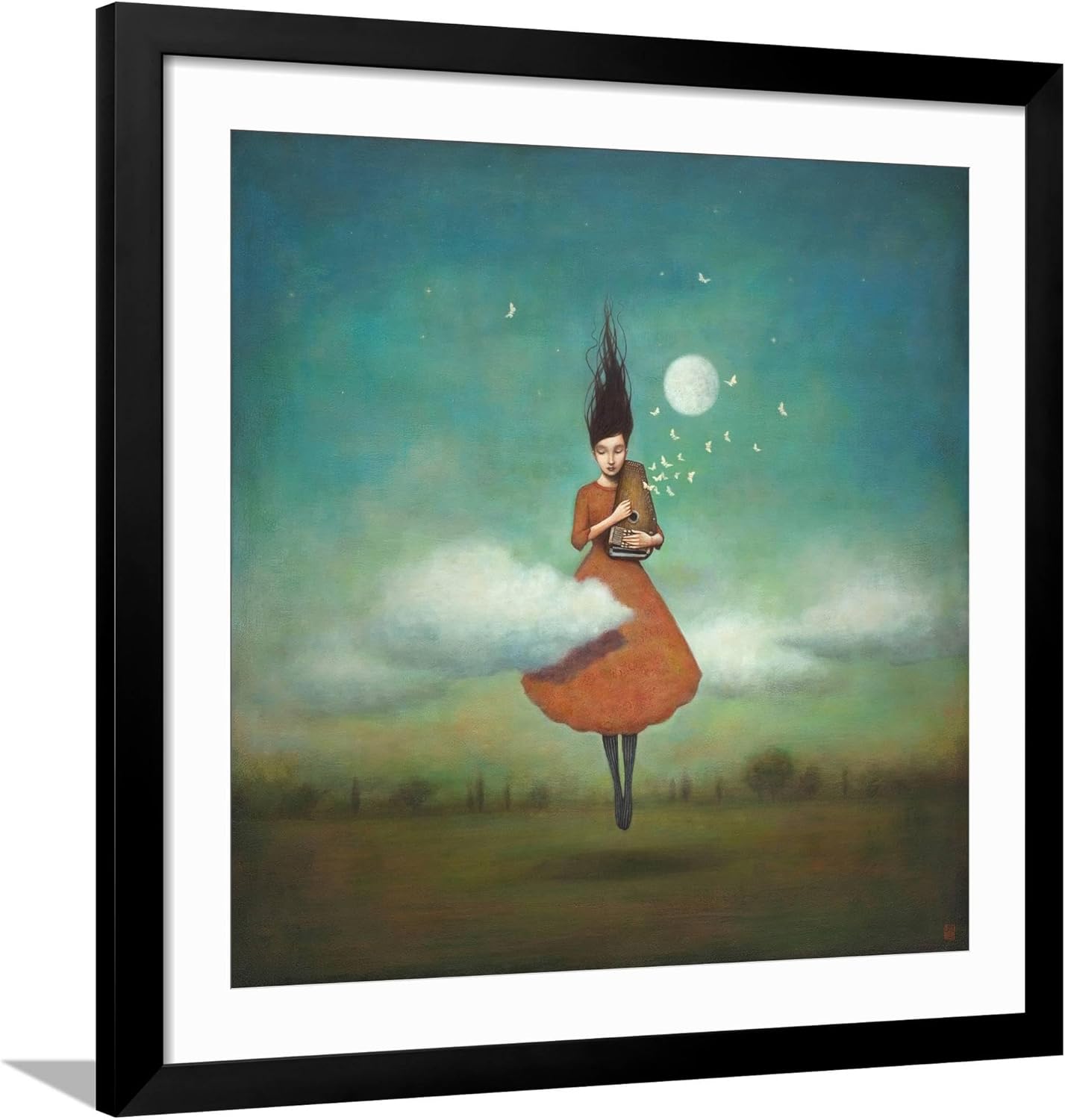 ART.COM Wall Art Print High Notes for Low Clouds by Duy Huynh, 16x16