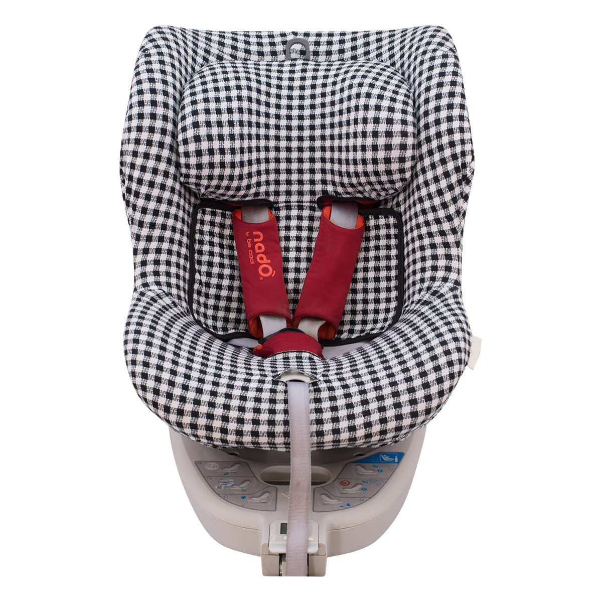 JYOKO KIDS Pokrowiec na fotelik samochodowy z bawełny, kompatybilny z Be Cool Nadò, Chicco 2 Easy (Vichy)
