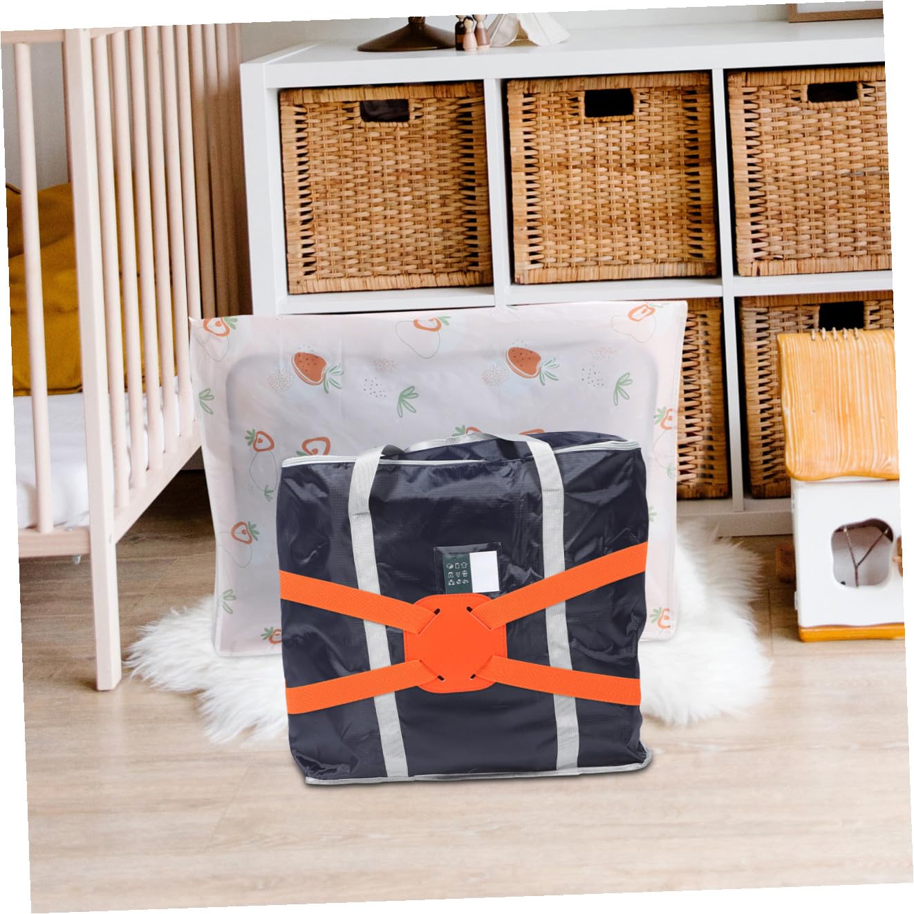 BESPORTBLE 5 Piezas Correa de Equipaje Correas de Equipaje Maleta Correas para Equipaje elástico cinturón de Viaje para Equipaje Correa de cinturón de Equipaje páginas Orange