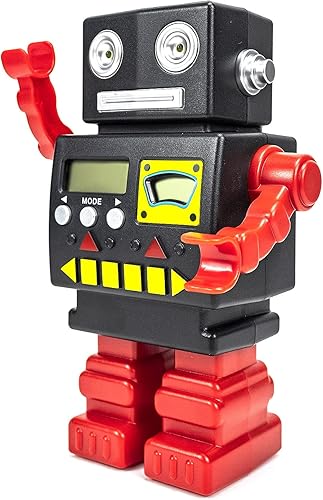 Miniatura 2 de Caja de ahorros de robot, cuenta digital, alcancía para niños y niñas, robot retro, banco de monedas, banco de dinero para niños, máquina de ahorro