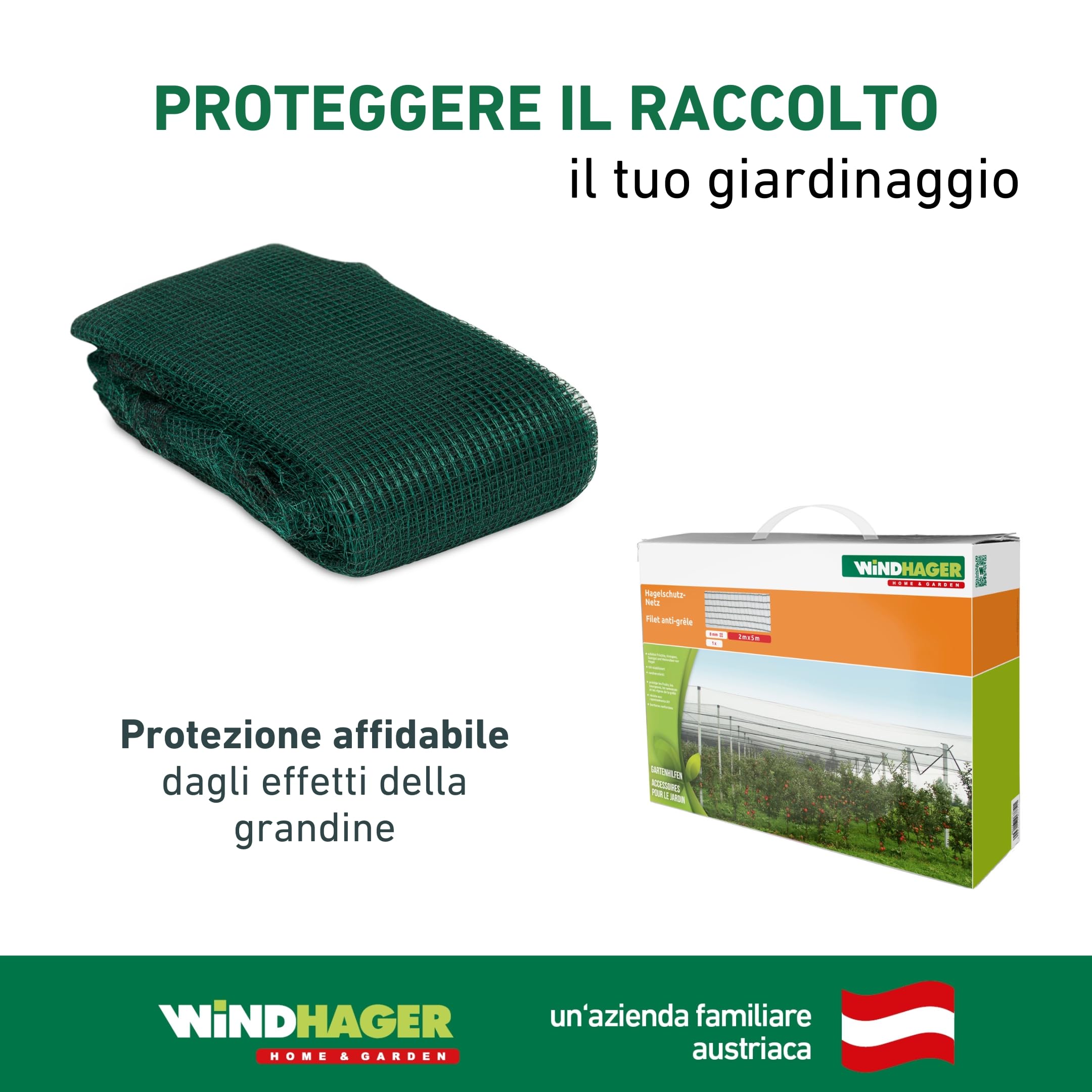 Windhager Telo Protettivo Per Compostaggio 2,5x2 M - Tessuto Non Tessuto, 200 G/m², Resistente UV, Verde