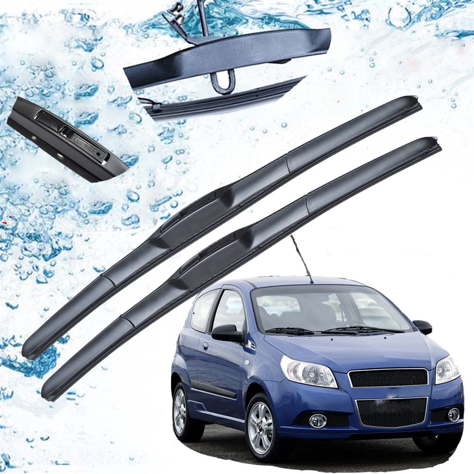 Lame d'essuie-glace avant de voiture Chevrolet Aveo pour rouler sous la pluie
