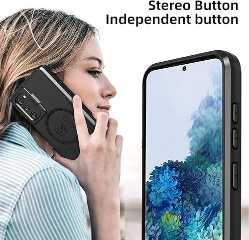 Miniatura 6 de Funda diseñada para Galaxy S20 FE compatible con protector de lente de cámara, soporte de anillo de cámara integrado, funda resistente a prueba de