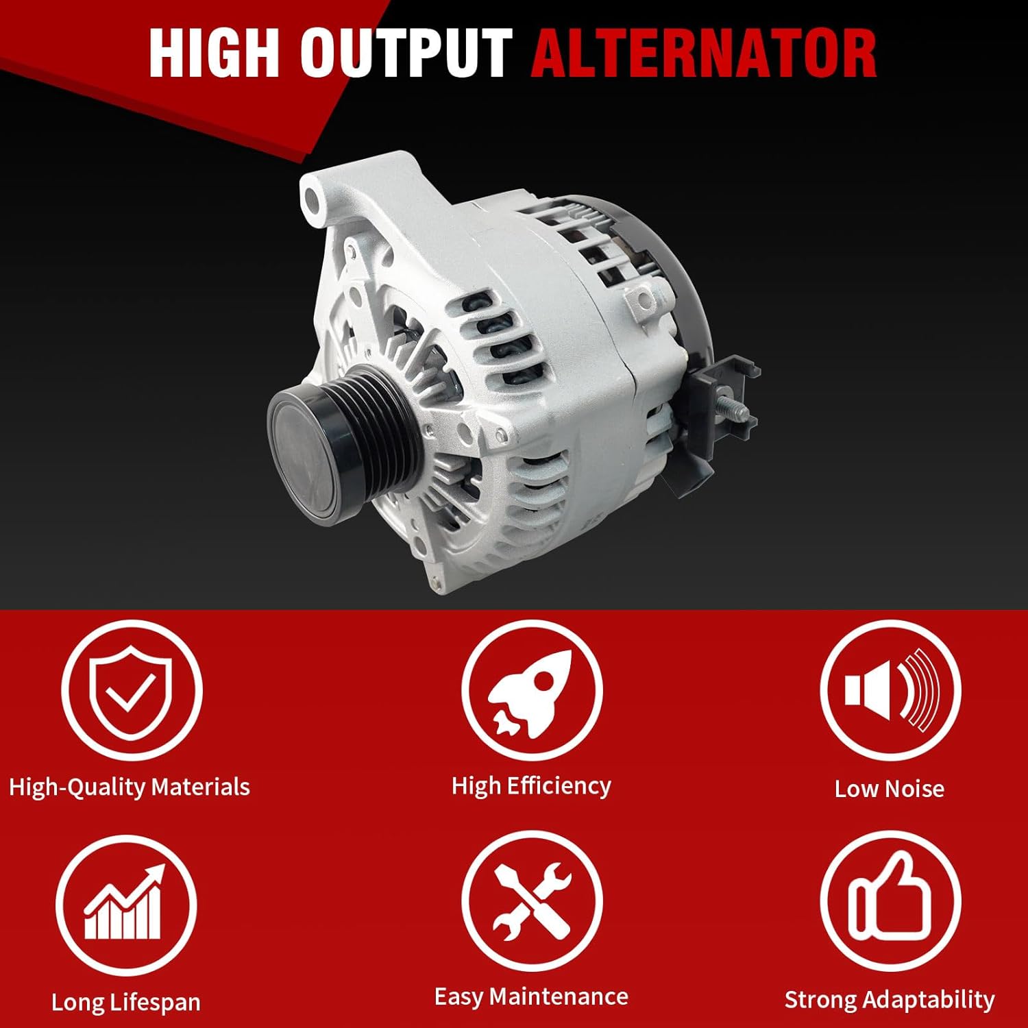 Alternator 14204N Compatible with BMW 228i 320i 328i 528i xDrive 328i GT xDrive 2014-2016 428i xDrive Gran Coupe X1 X3 X4 2015-2018 Z4 2013-2016 2.0L Replace 12317605061 12317605479 1042106400