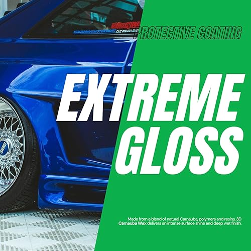 Miniatura 5 de 3D Cera de carnauba  Cera líquida de carnauba brasileña de alto brillo y brillo profundo  Protección de pintura UV de larga duración  Fácil