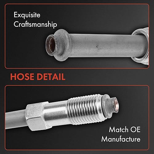 Miniatura 5 de A-Premium Conjunto de línea de manguera de presión de dirección asistida compatible con Jeep Grand Cherokee 2011, 3.6L, con junta tórica, piñón de