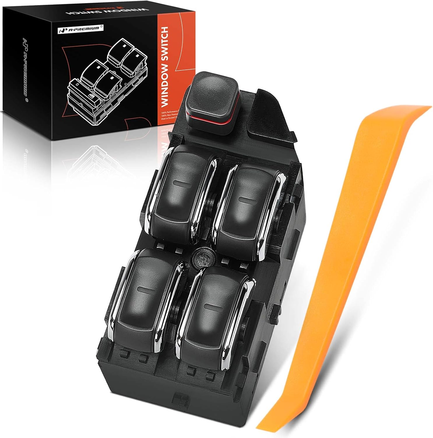 A-Premium Master Power Window Switch Compatible with Cadillac DeVille 1997 1998 1999, Front Left Driver Side