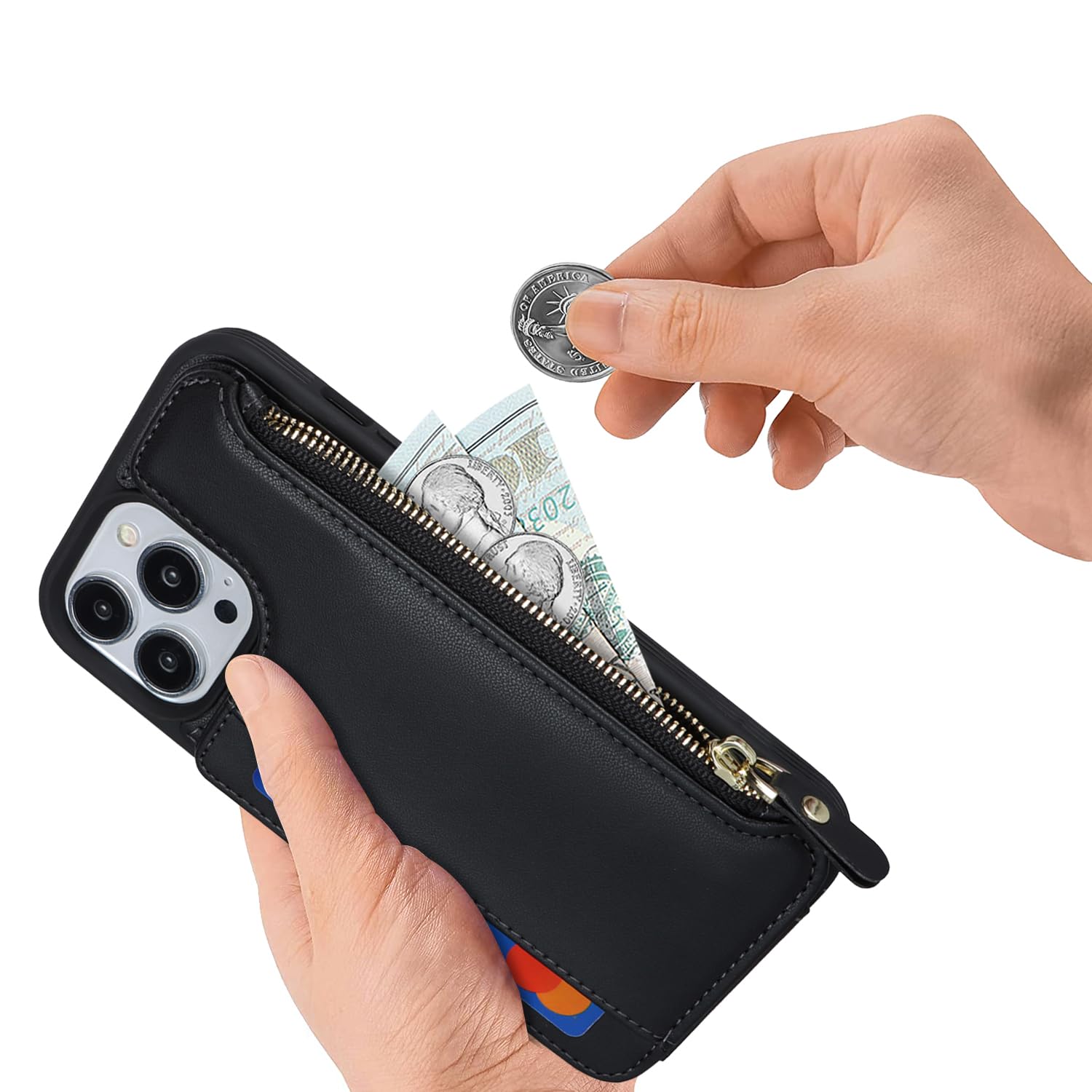SailorTech iPhone 15 Pro Case with Credit Card Holder magsafe - Image 4