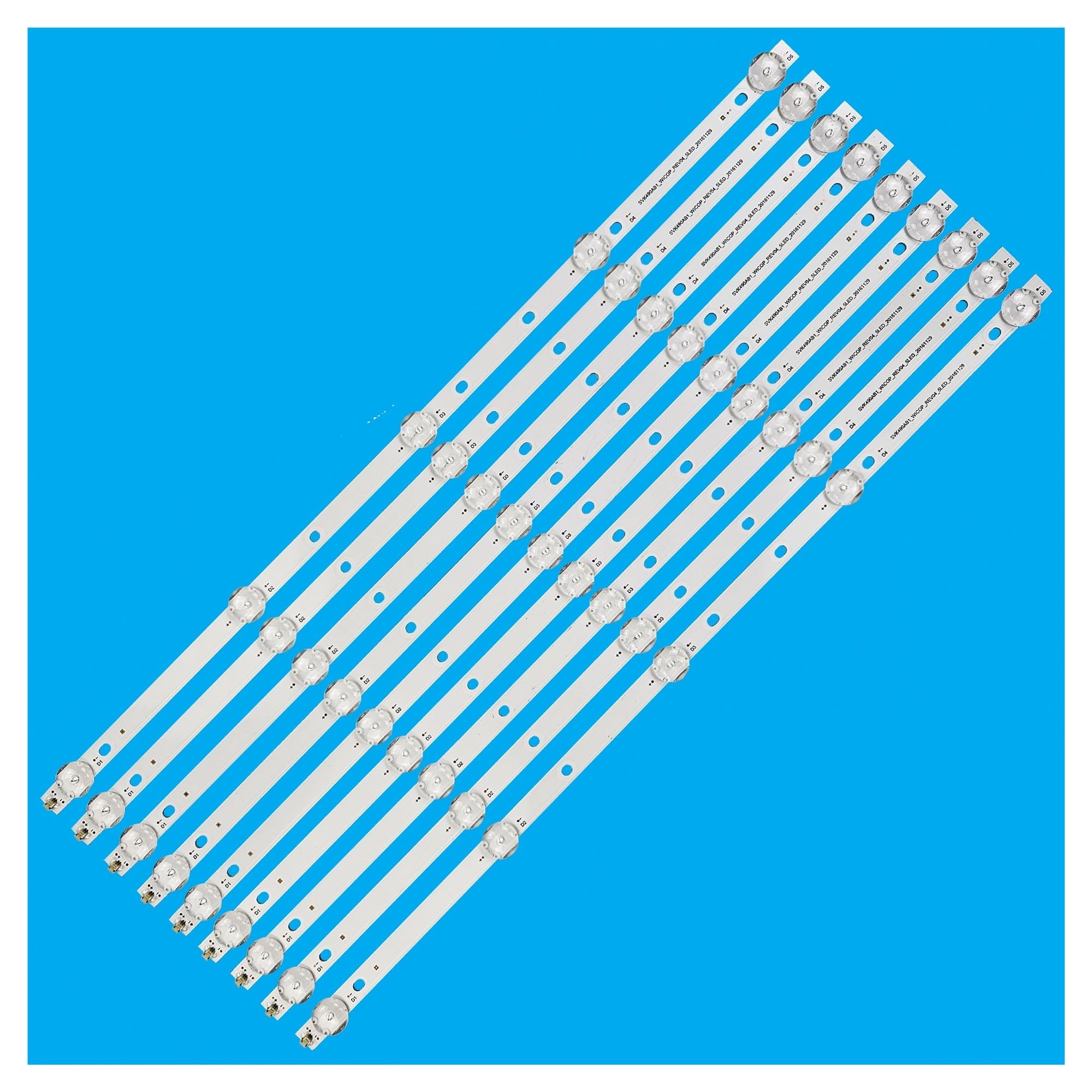 YUEZUYIOU LED Backlight Strip for SVK490AB1_WICOP_Rev04_5LED_20161129 49C310X(White Light)