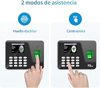 NGTeco NG-AS10 Biometrikus Jelenlét-nyilvántartó Rendszer Kisvállalkozásoknak - USB Adatátvitel, 500 Felhasználó, Excel Jelentések, Áramkima 3