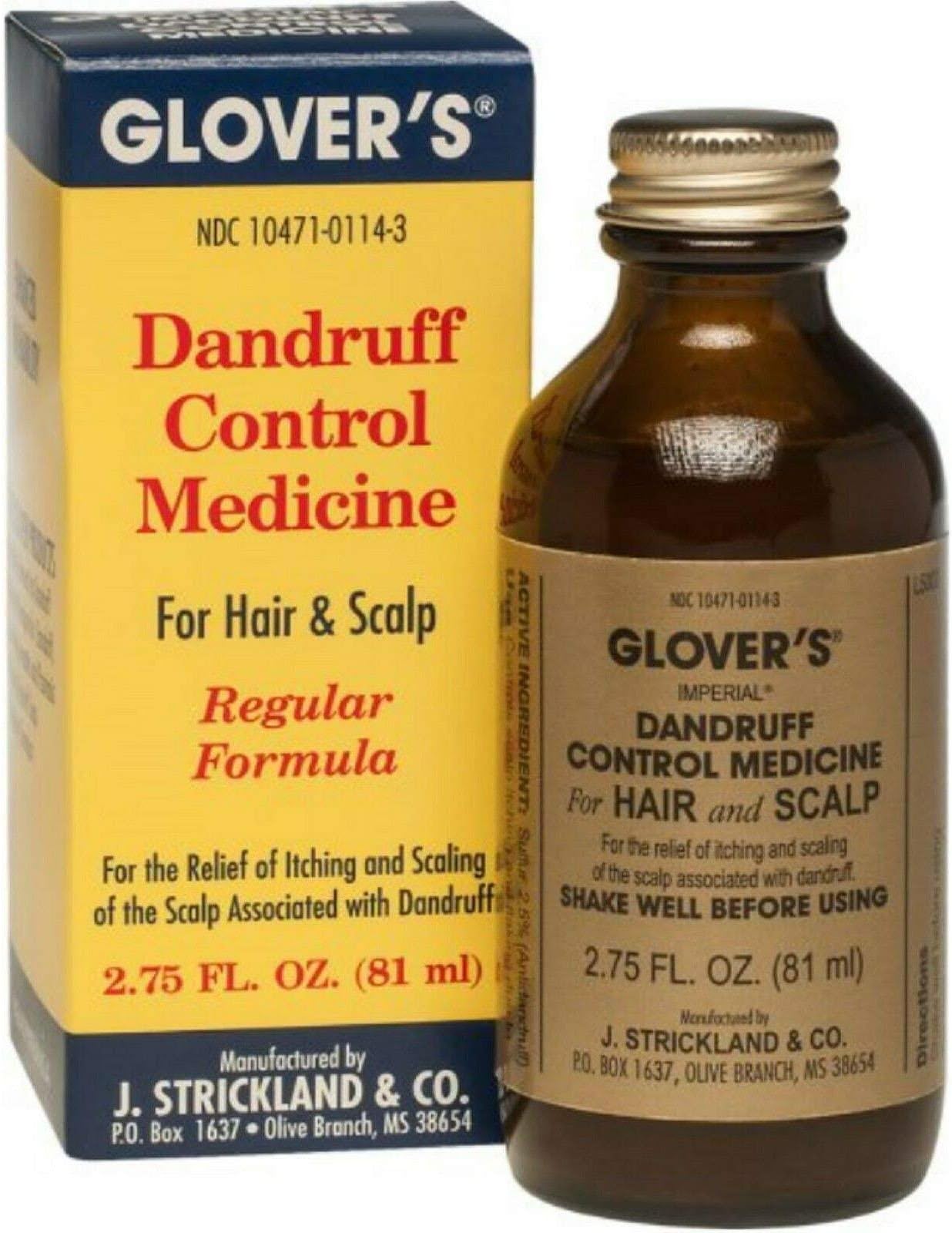 Glovers Dandruff Control Medicine Regular Formula 2.75oz