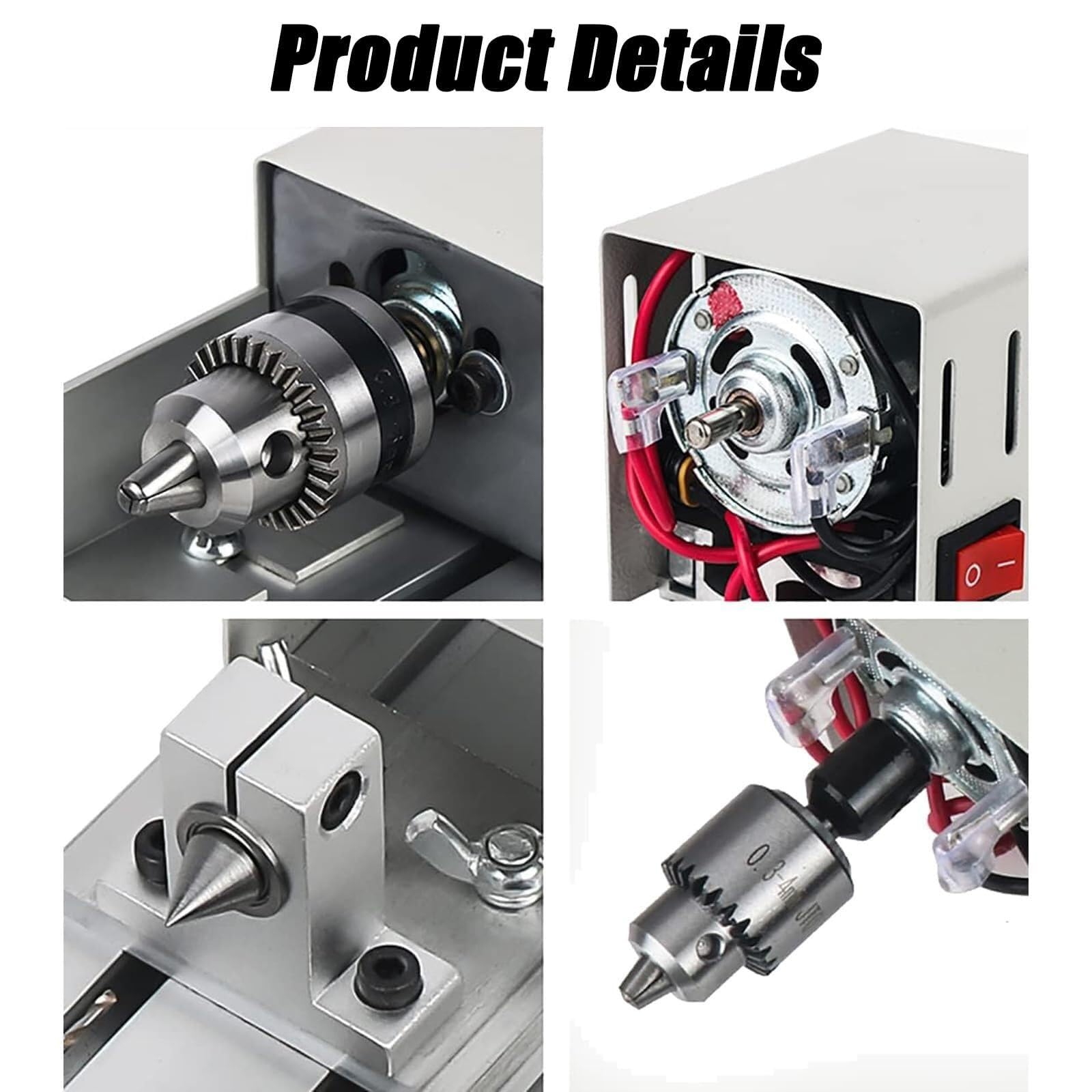 Torno de Madera Mini + Juego de 7 Velocidades