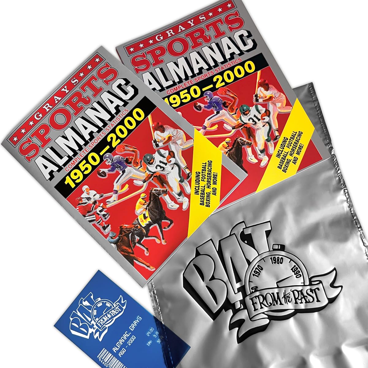 Generisch Retour vers le futur Grays Sport Almanach avec étui et sac d'argent