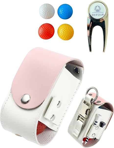 Amazon | REIFOUR ゴルフボールケース 【選べる3色】 バックル式