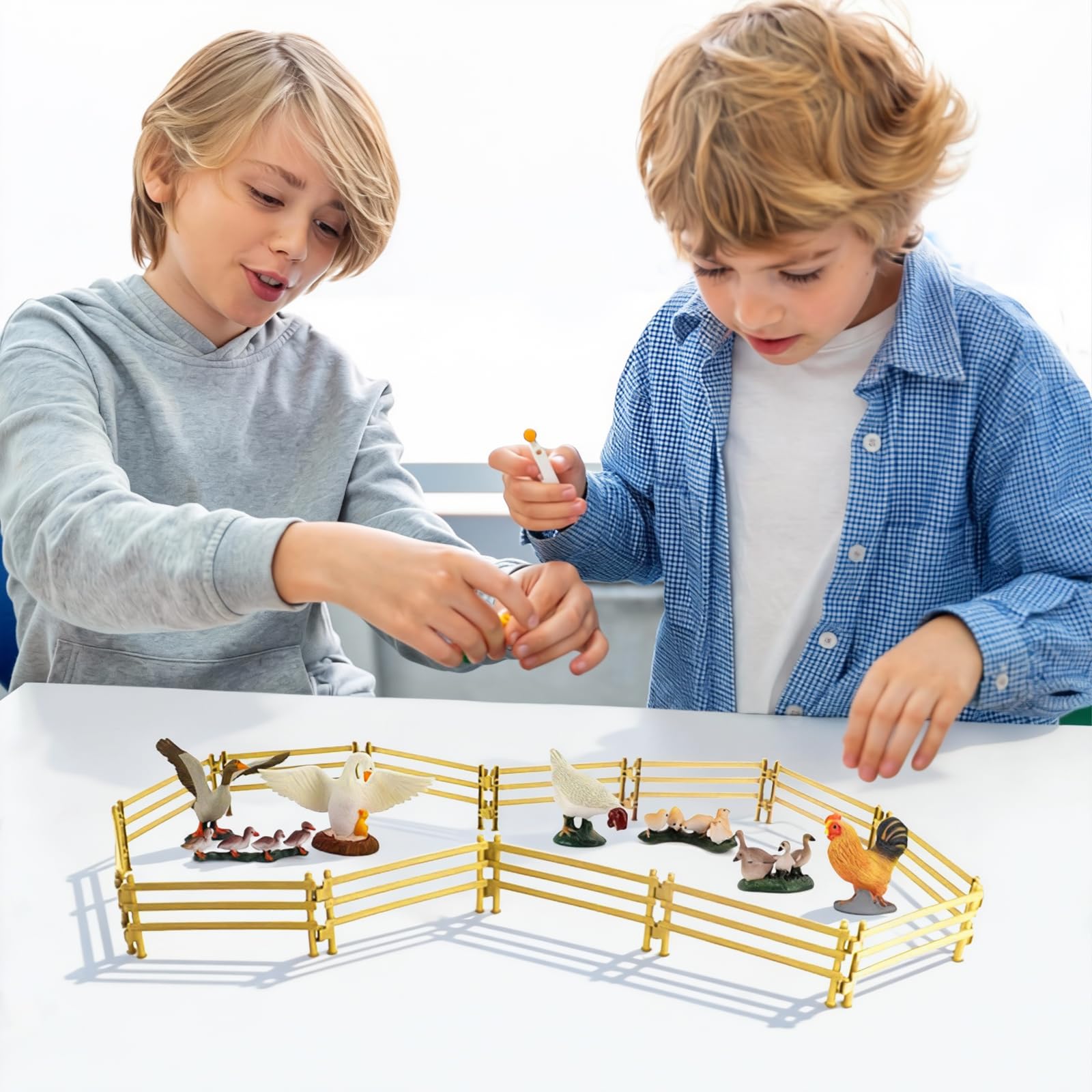 Lot 80 Clôtures Miniatures Ferme – Jouet Créatif Enfant Dès 3 Ans