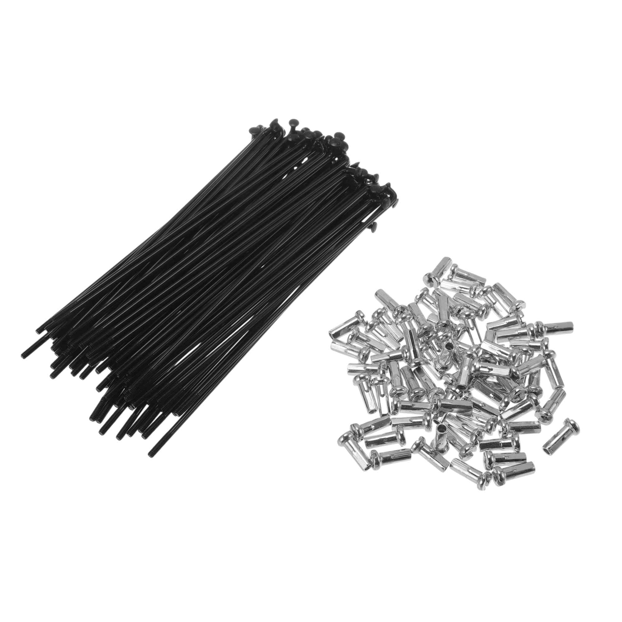 HOPESPANNER 72 Set 14G Bicycle Spoke 105mm Bike Wheel Spoke Carbon Steel Black โ image 1