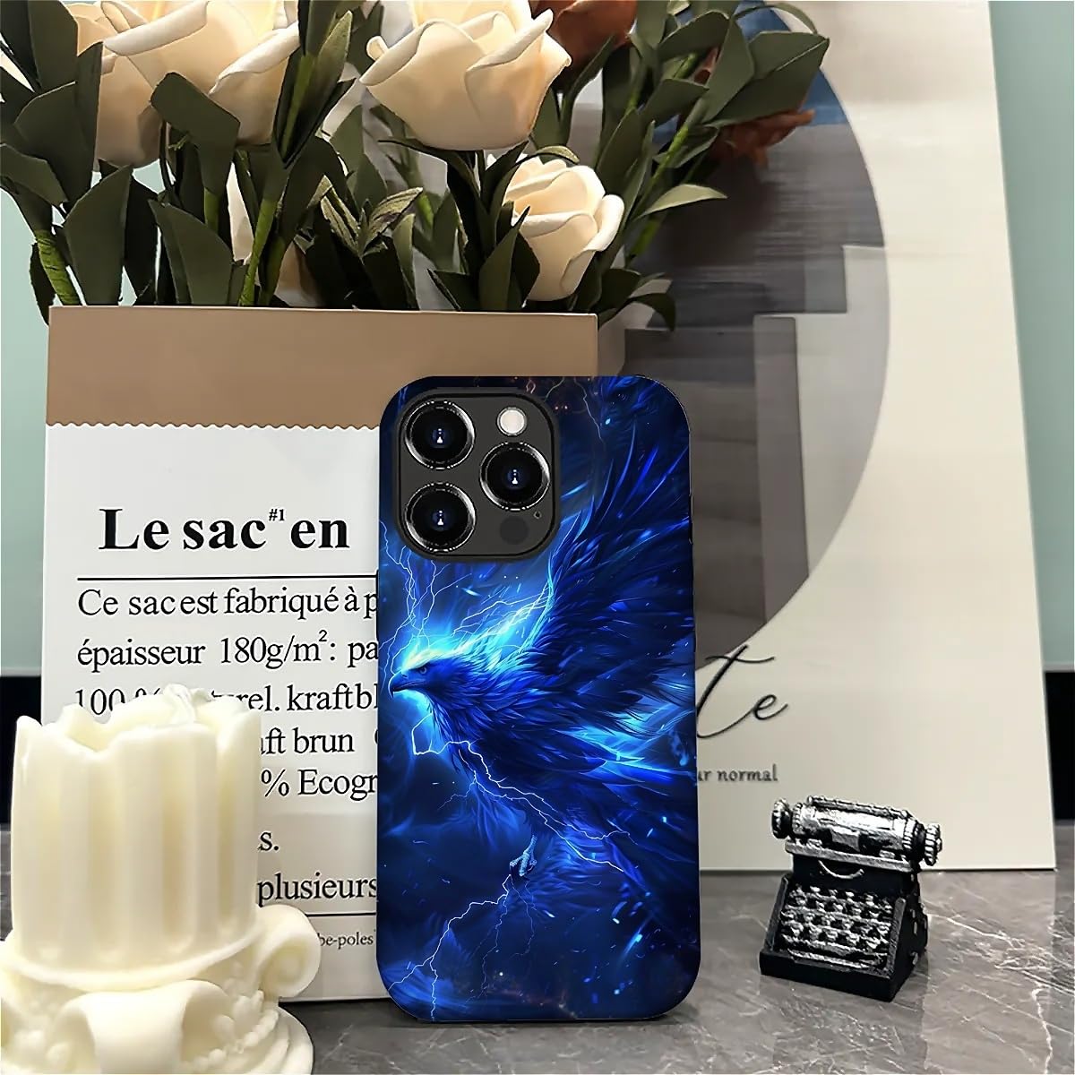 iPhoneアクセサリー SKYLRK iPhone 16 PRO MAX BUMP CASE Amazon.com: ZHEGAILIAN Case for iPhone 16 Pro Max,Blue Lightning