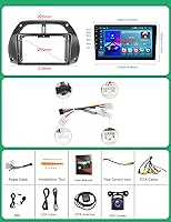Vista 7 de Estéreo de coche Android 2G+32G para Toyota RAV4 2001 2002 2003 2004 2005 2006 con Carplay inalámbrico Android Auto, 9 "pantalla táctil de radio