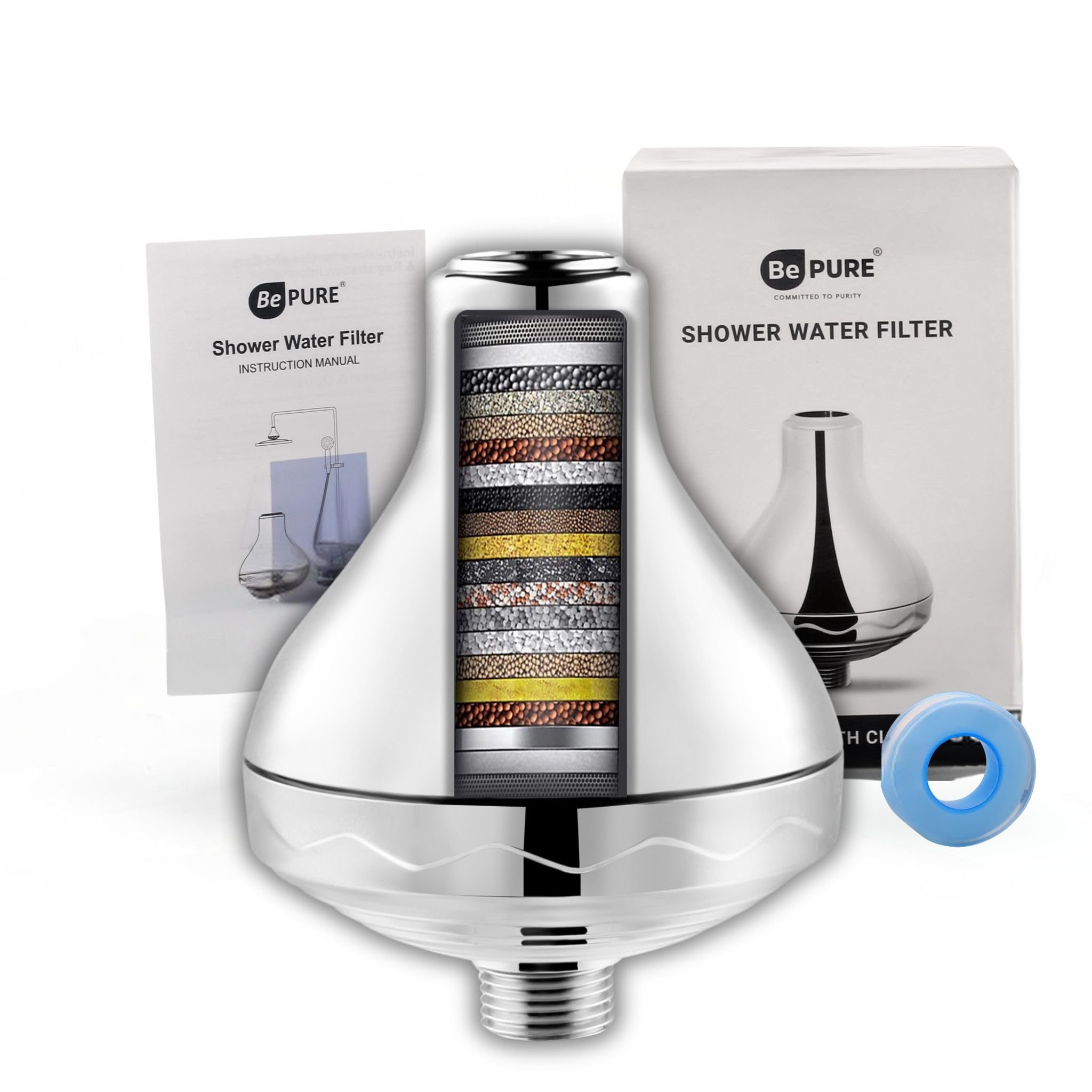 See full amazon price history chart for Bepure Premium Shower Water Filter with 20 Stages for improved skin and hair | Water Softener for Bathroom | Removes Chlorine and Scale formation | Includes spanner and all fittings kit Bepure Premium Shower Water Filter with 20 Stages for improved skin and hair | Water Softener for Bathroom | Removes Chlorine and Scale formation | Includes spanner and all fittings kit (B0D5B8D8LK) Amazon Price History, Amazon Price Tracker