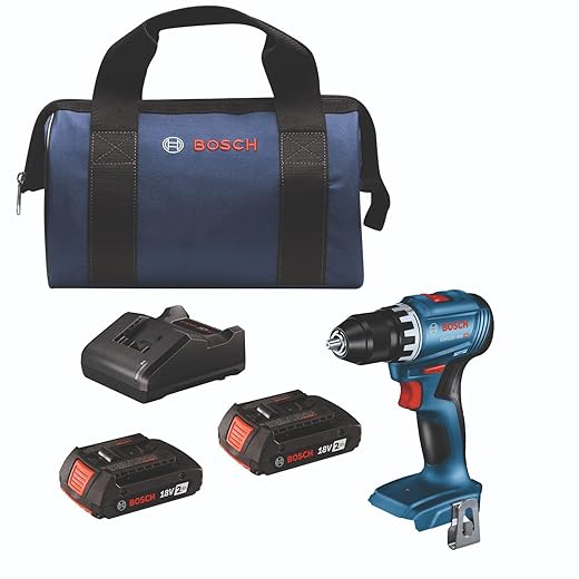 BOSCH GSR18V-400B22 Drill/Driver Kit