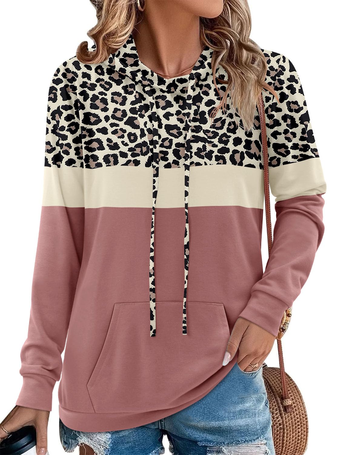 Angerella Long Sleeve Hoodies for Women Pullover Hooded Sweatshirts