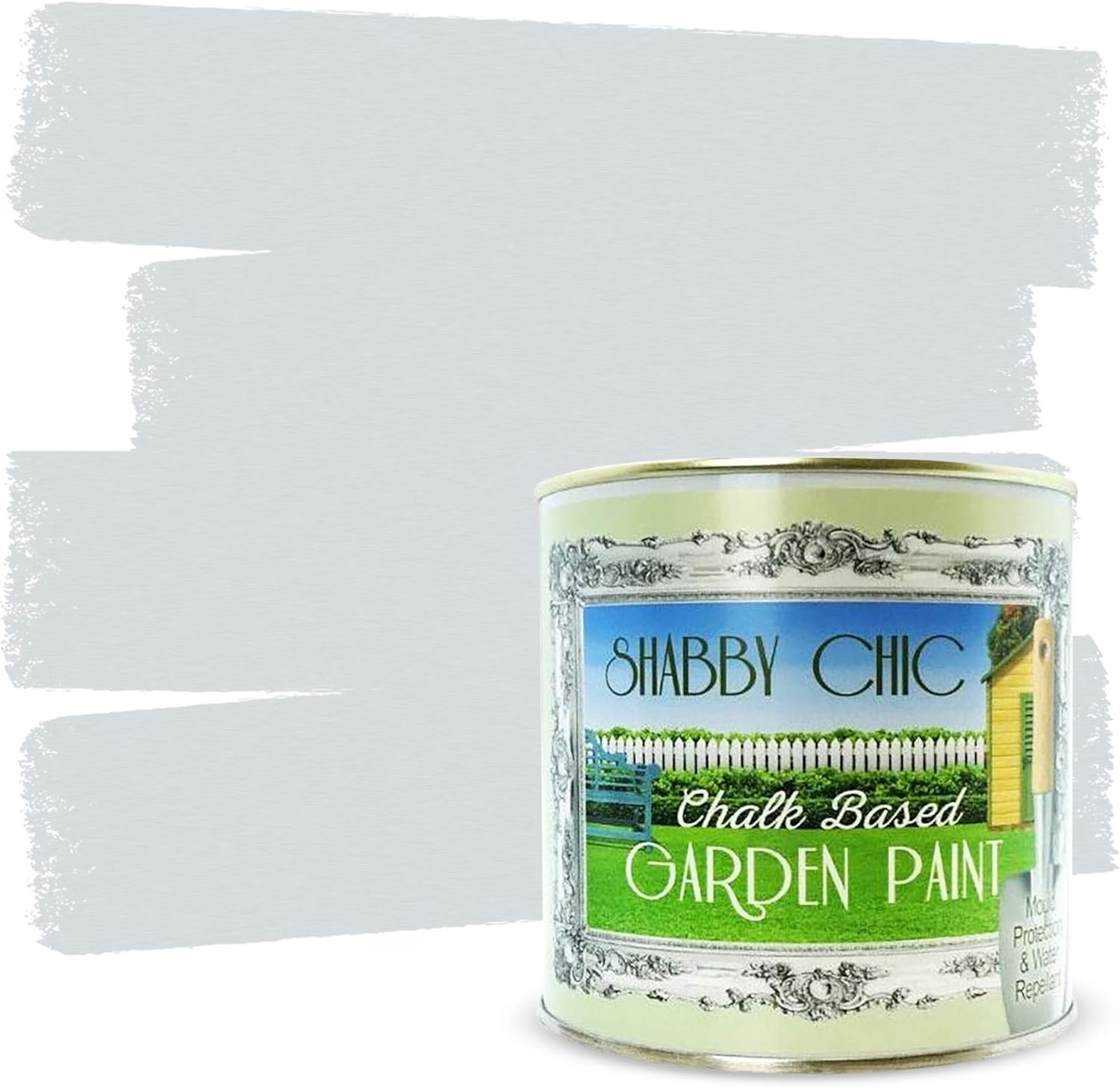 Shabby Chic Garden Paint 8.5oz Dove Grey Chalk Based Furniture