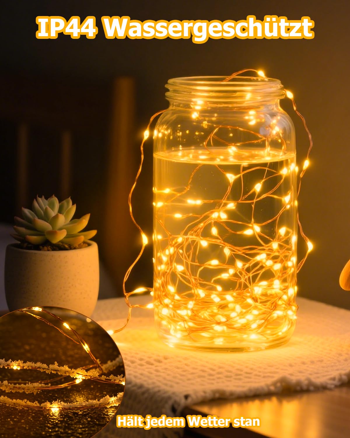 Bzavor Catena luminosa da 100 m, 1000 LED, per interni con spina e funzione memoria, per esterni, corrente in filo di rame con timer 8 modalità, IP65, impermeabile, per Natale, stanza, feste