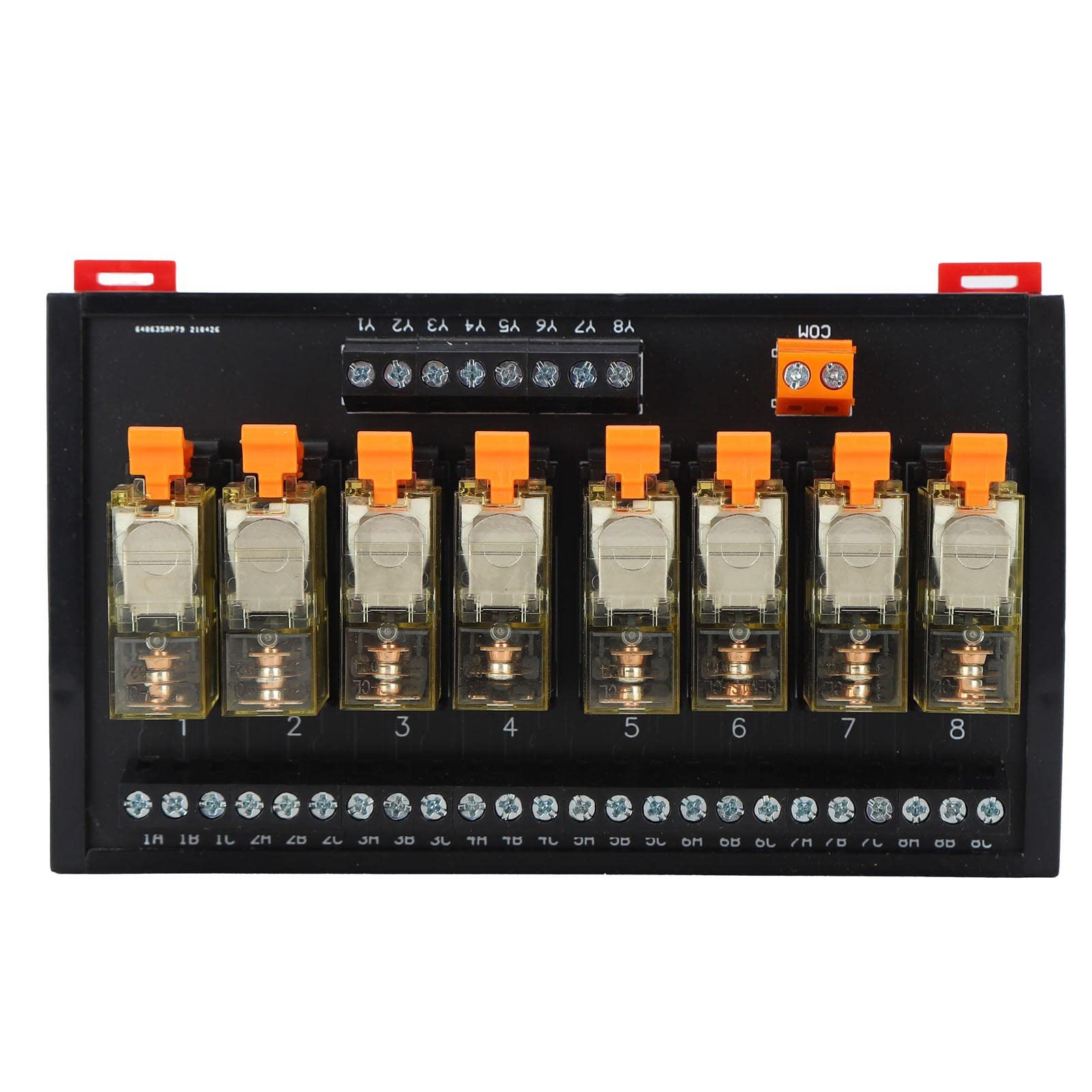 Módulo de relé de 8 canales, placa de control PLC AC250V 1NO 1NC
