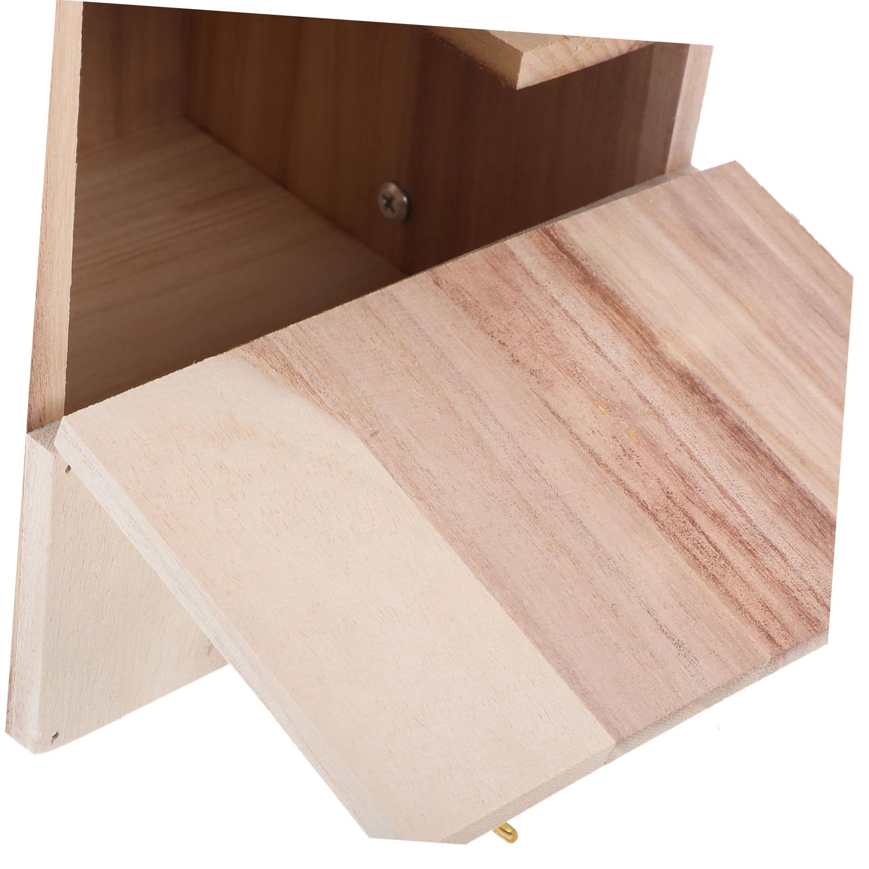 Sosoport Caja De Cría De Soporte para Nido De Pájaros Casa para Pájaros De Madera