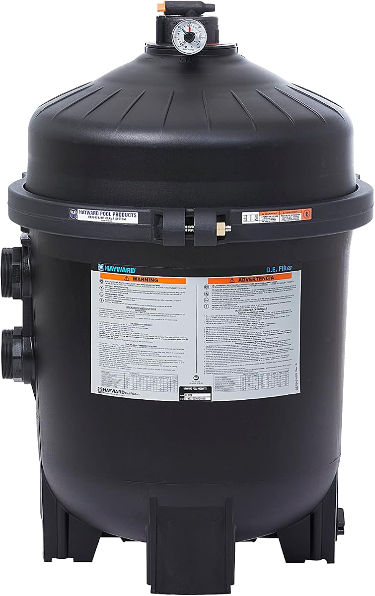 Hayward W3DE4820 ProGrid Diatomaceous Earth DE Pool Filter for In-Ground Pools, 48 Sq. Ft.