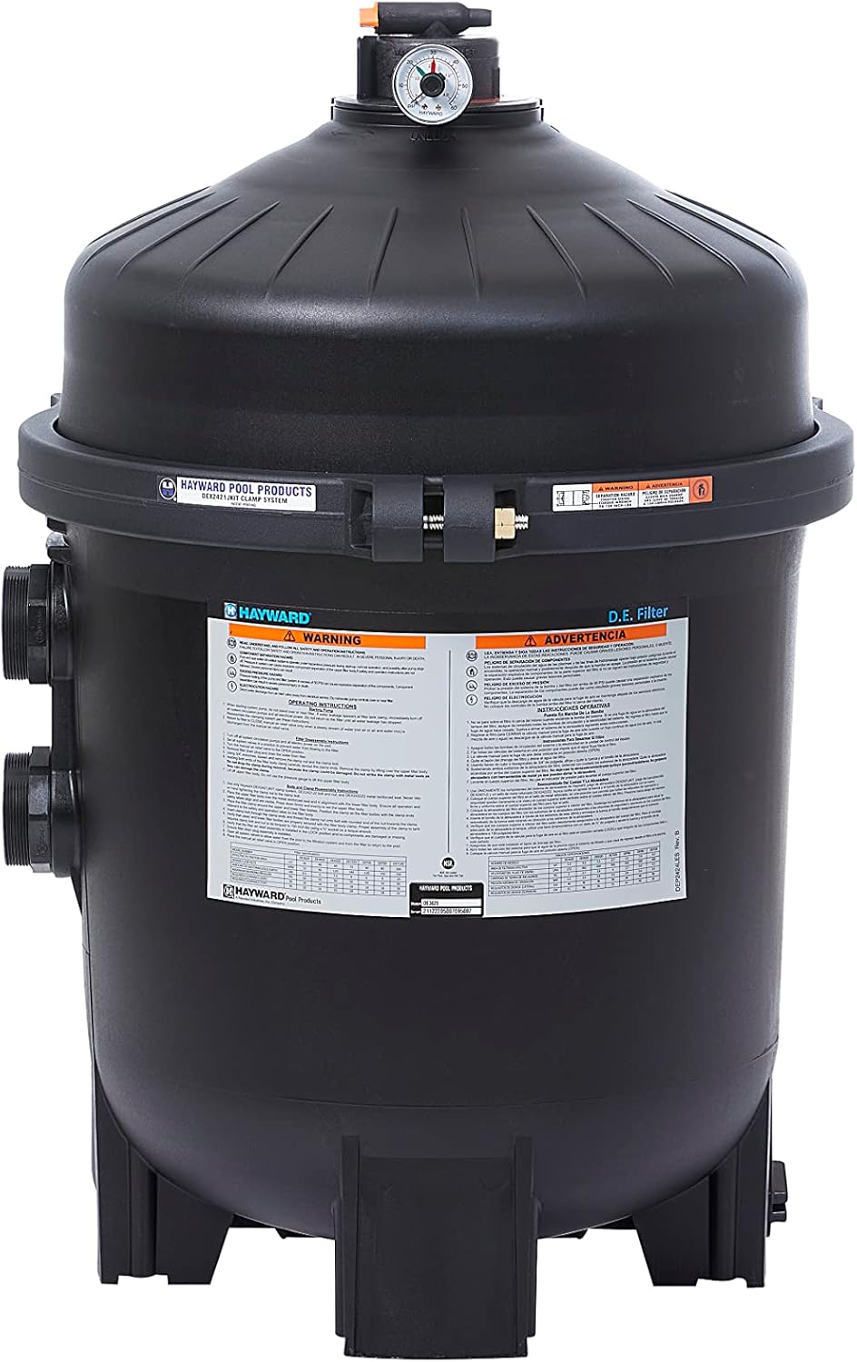 Hayward W3DE3620 ProGrid Diatomaceous Earth DE Pool Filter for In-Ground Pools, 36 Sq. Ft.