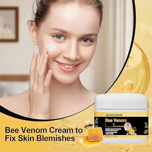 Miniatura 6 de Crema de veneno de abeja, crema natural de veneno de abeja delicada y suave para todo tipo de piel-4 onzas