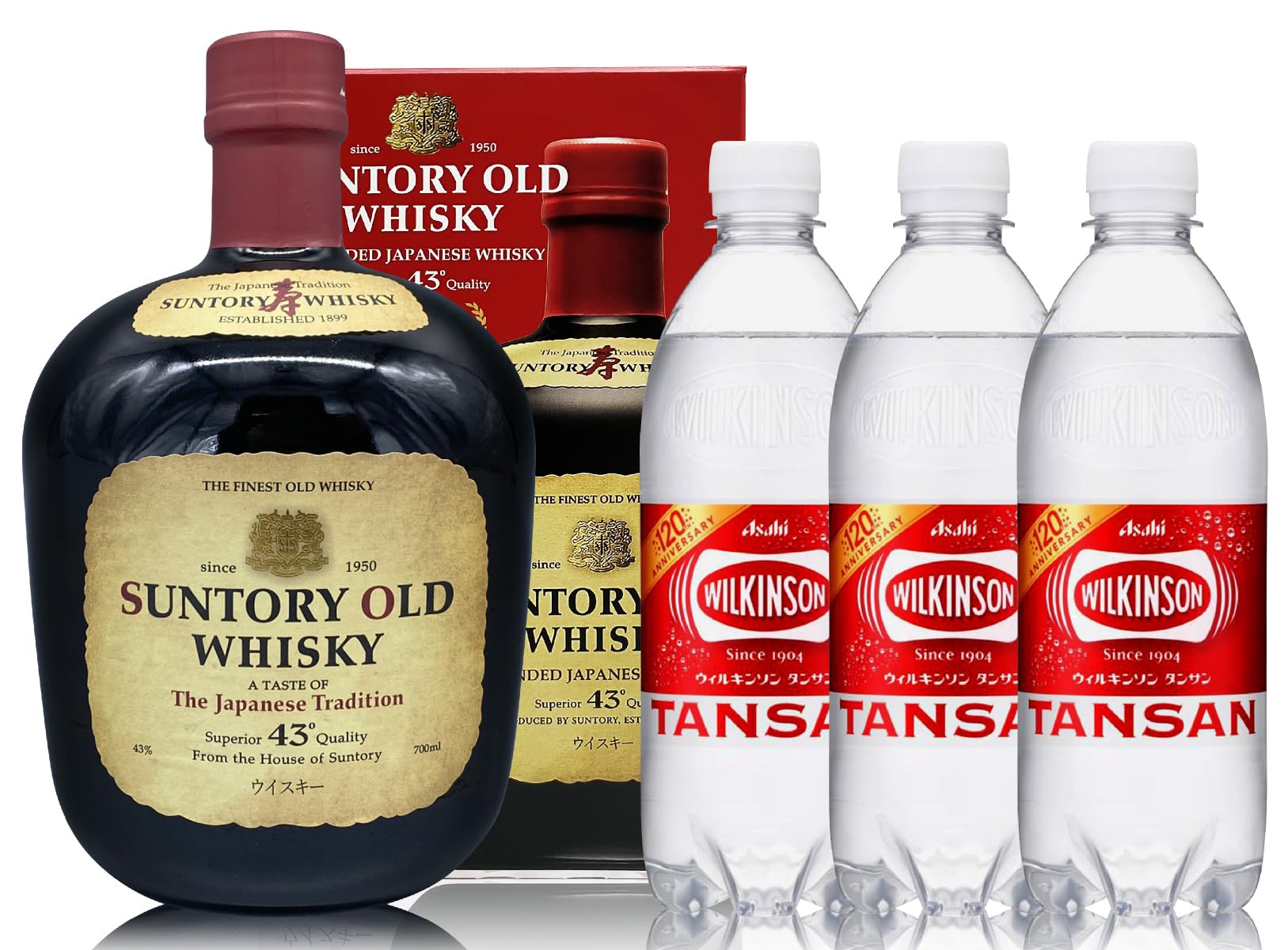 Amazon.co.jp: ウイスキーハイボールセット＝サントリーオールド 700ml