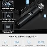 Phenyx Pro Système de Microphones sans Fil UHF Dual PTU-71-1H1B - 4