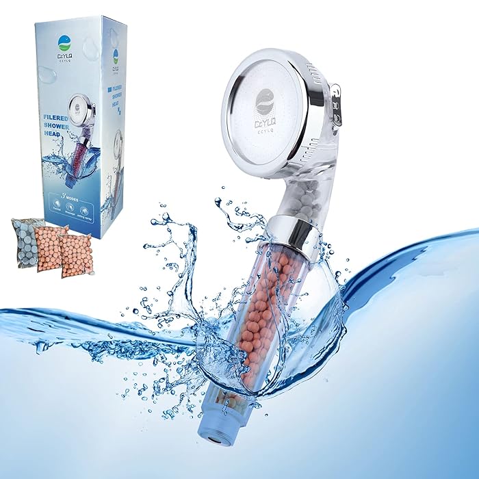 Buy Mineral Shower Head with Additional 3 Packs of Shower Head Beads