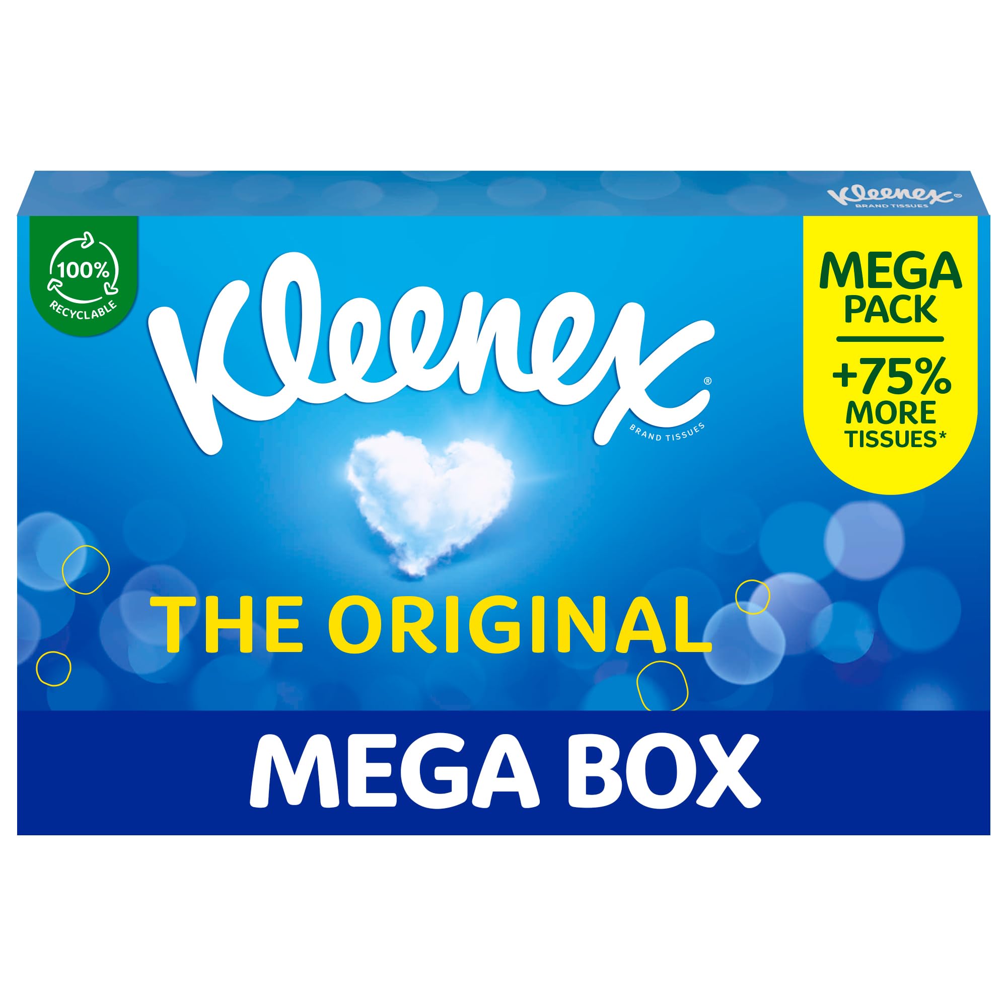 Kleenex® Original Tissues - Always soft & strong - Single Mega Pack