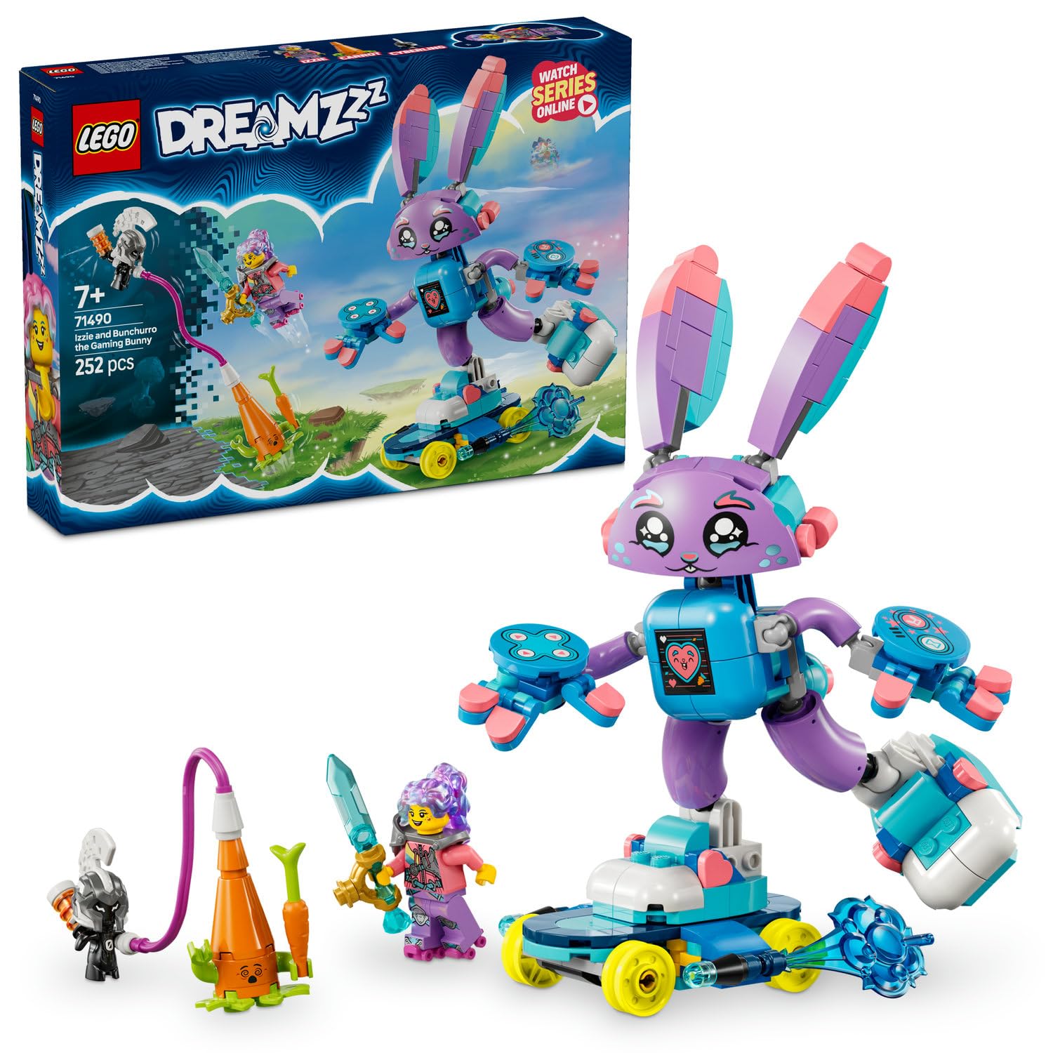 LEGO DREAMZzz Izzie ve Oyun Tavşanı Bunchurro 71490-7 Yaş ve Üzeri