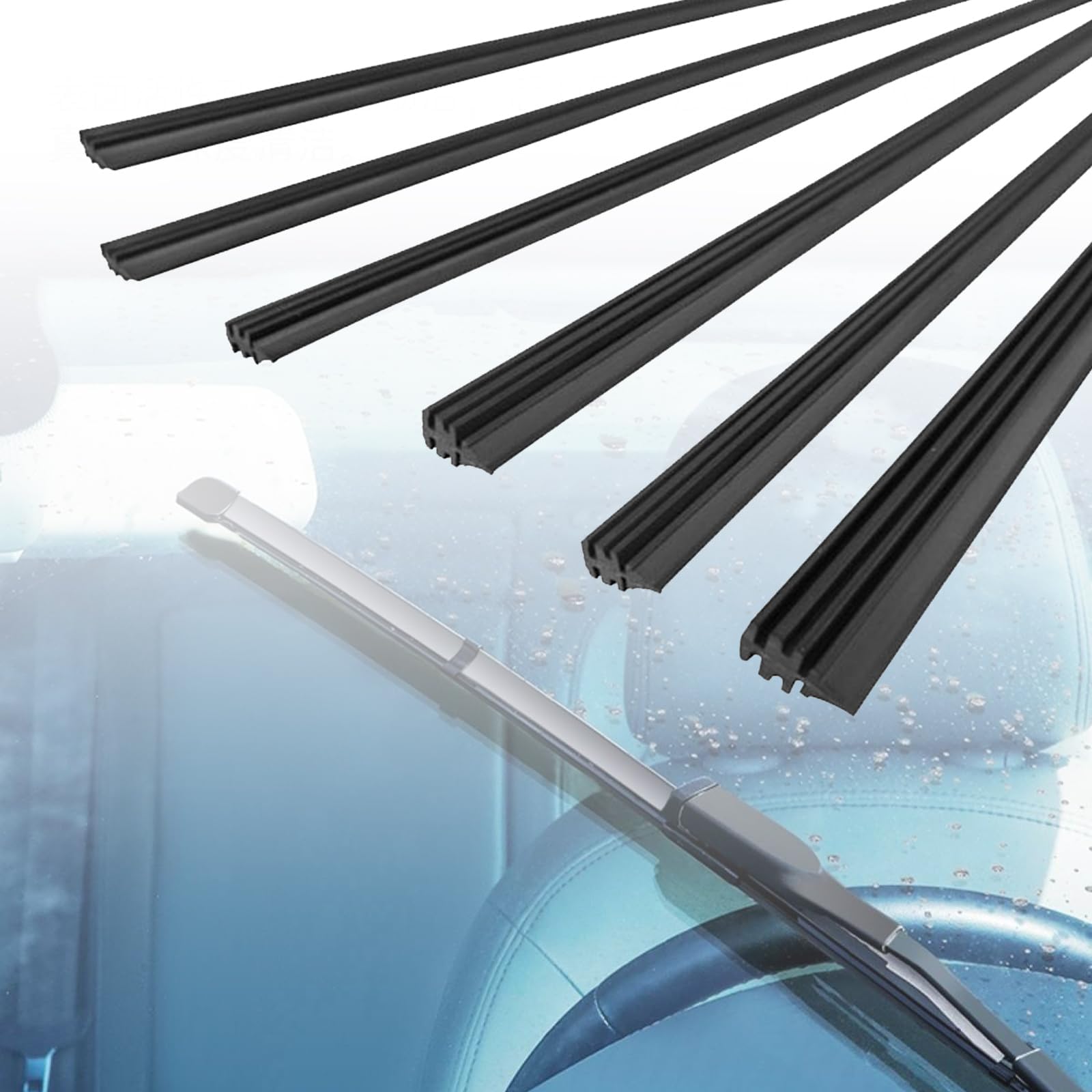 2 Stück Scheibenwischer Schneider - Wischblattschneider Mit Schwämmen Für Auto