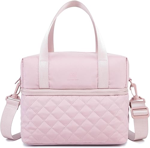 Miniatura 1 de NOL Natural Organic Lifestyle Bolsa de almuerzo reutilizable para mujer, a prueba de fugas, con aislamiento medio, de nailon, con correa desmontable