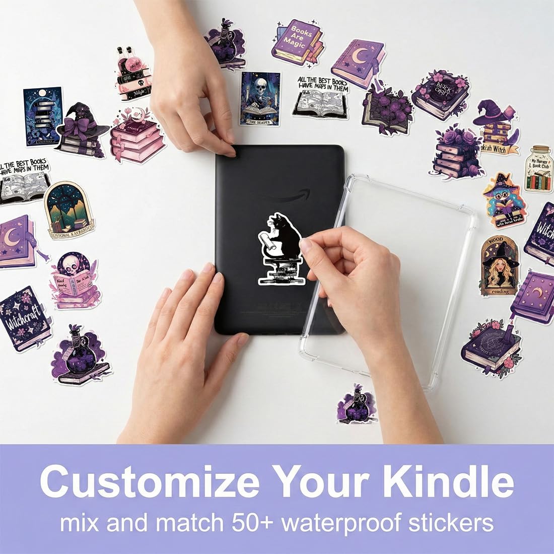 Custodia Trasparente Kindle 6 Pollici 11ª Generazione 2024/2022 Retro Silicone Anti-Graffio