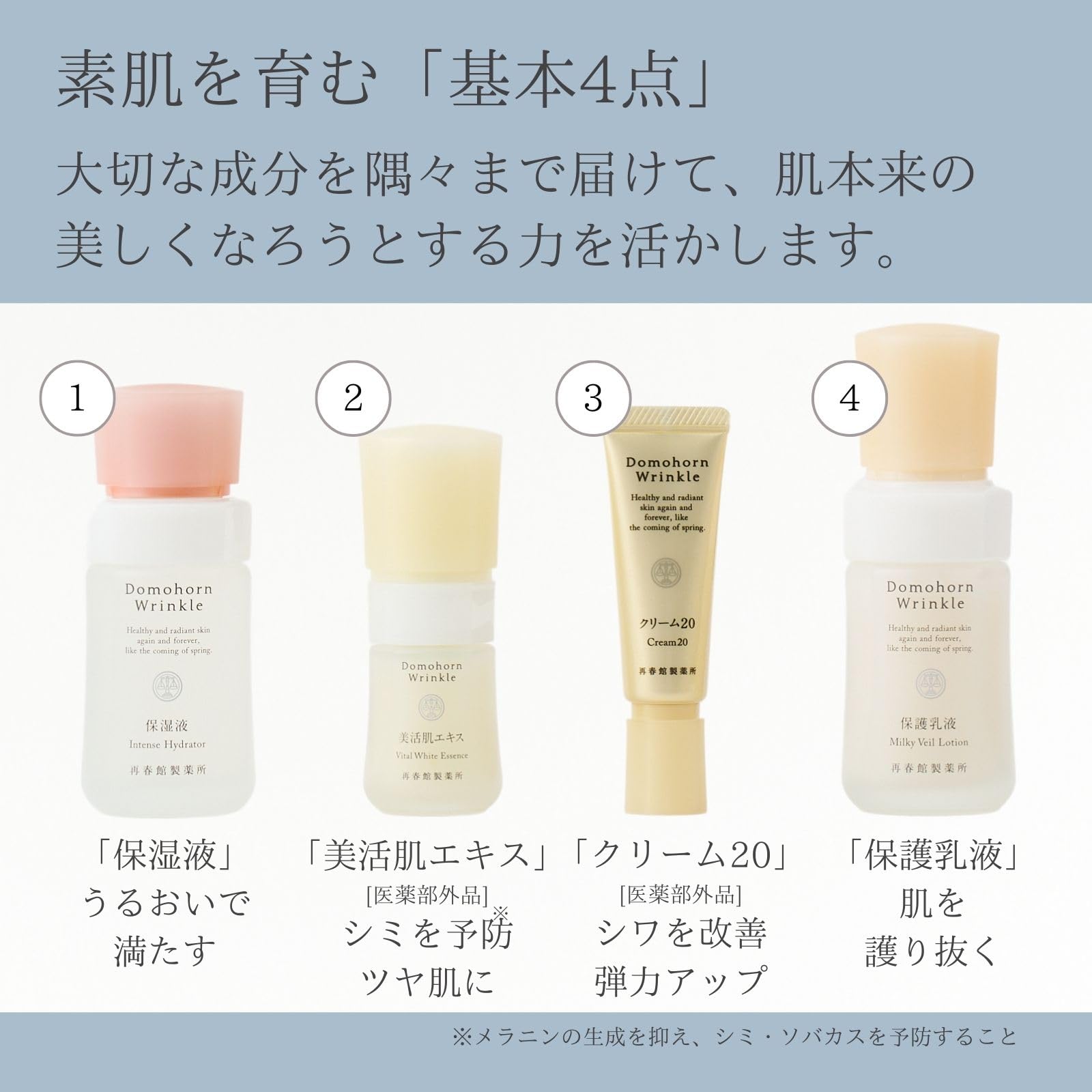 Amazon | 【母の日ギフト】ドモホルンリンクル 基本4点ハーフ特別 
