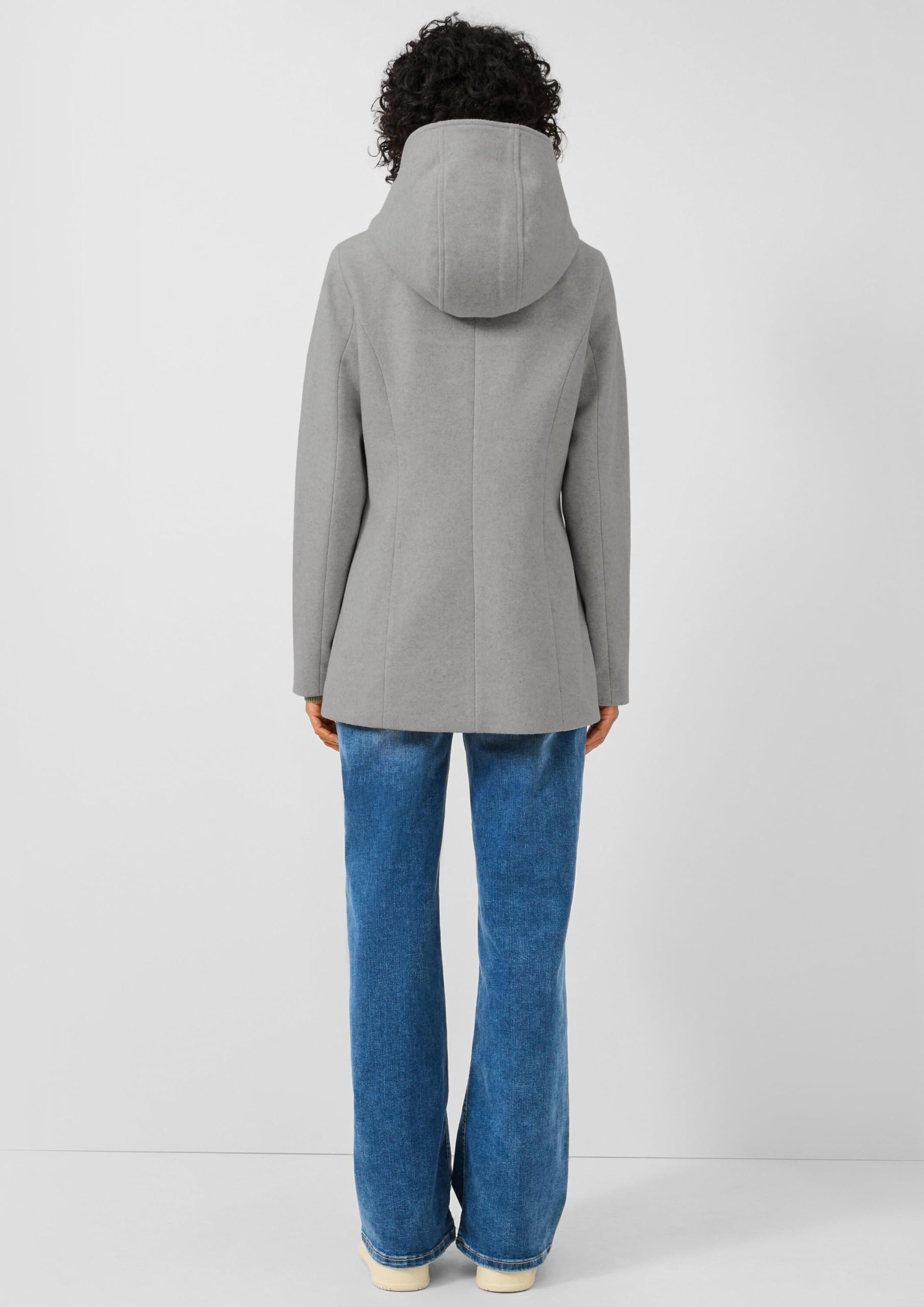 QS Jacke in Wolloptik
