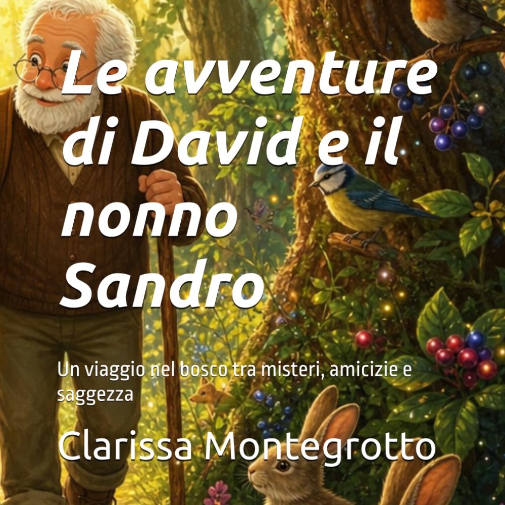 Le avventure di David e il nonno Sandro: Un viaggio nel bosco tra misteri, amicizie e saggezza