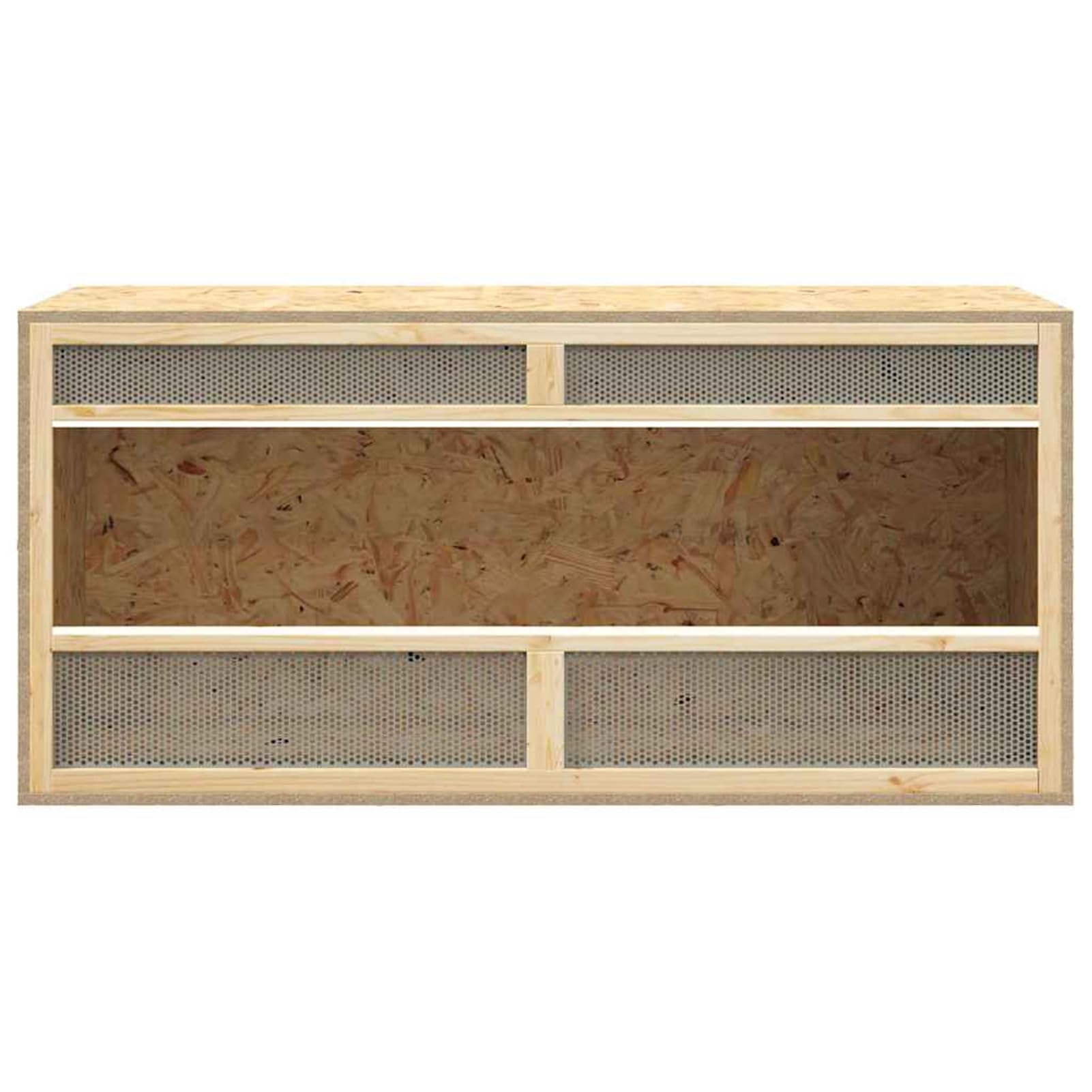 Homgoday Terrario para Reptiles con Materiales de Alta Resistencia y Buena Ventilación - 100x47x47 cm