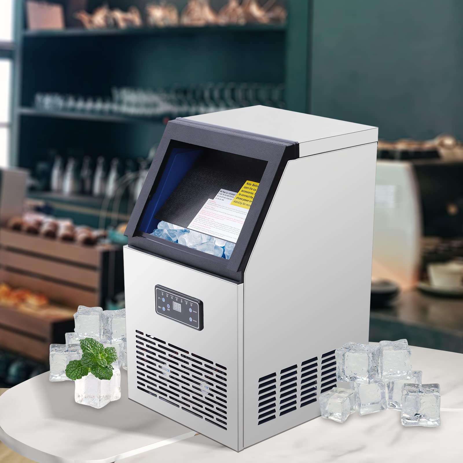 Electric Ice Crusher Crusher Ice Crusher Stainless Steel 220 V 300 W 2200 rpm for Restaurants, Bars, Parties, Blue Electric Ice Crusher Crusher Ice Crusher Stainless Steel 220 V 300 W 2200 rpm for Restaurants, Bars, Parties, Blue