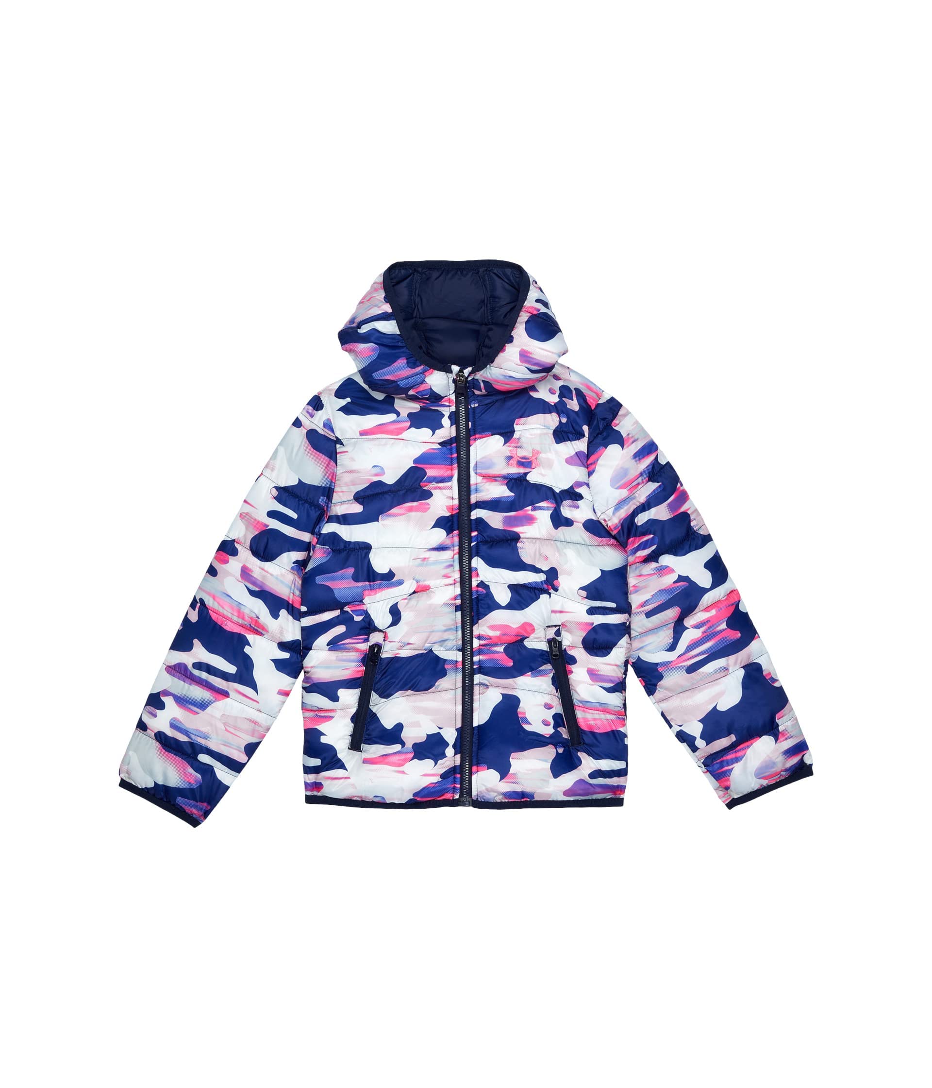 Under Armour UA PRIME PRINT PUFFER JACKET, MIDNIGHT NAVY CAMO PRINT, 4
