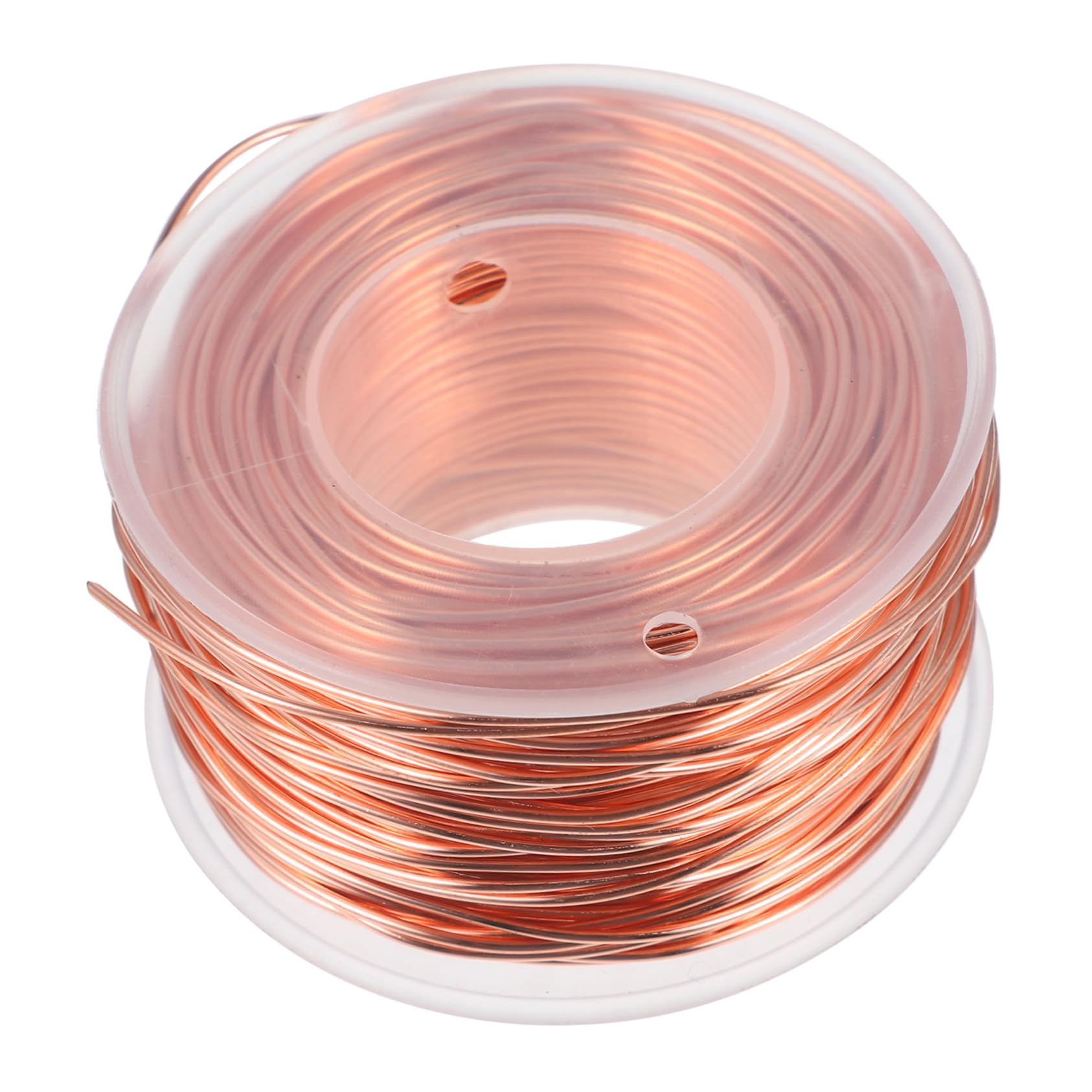Fil de cuivre pour électroculture 40m bobine jardinage et bijoux