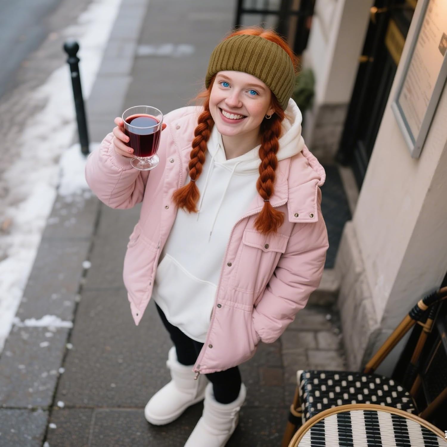 YISSION 5 Pcs Winter Headbands for Women Non Slip Wide Headbands Thick Knit Head bands White Khaki Brown Gray Black Headband Soft Ear Warmer Hairbands Hair Accessories for Women Girls - Image 4